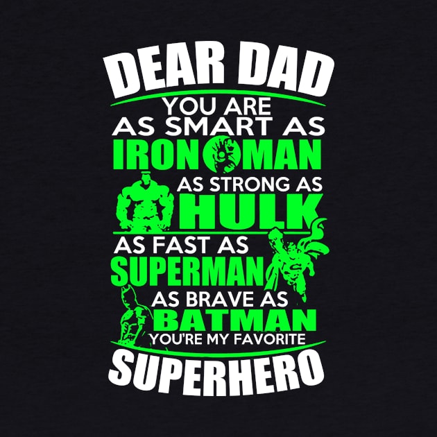 dear dad superhero by FUNNY LIFE